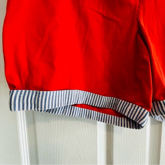 Talbots Vibrant Orange Women's Bermudas Relaxed Chinos Size 14 - Picture 9 of 10